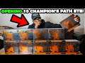 Opening 10 Champion's Path Elite Trainer Boxes! (100 Booster Packs)