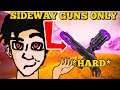 Sideway Guns *ONLY* Challenge! | Fortnite | #Pulsarstars #PSRKyvid