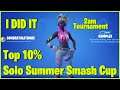 Solo Summer Smash Cup Average Joe Top 10%