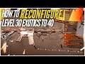 The Division 2 How To Reconfigure Exotics | Reconfigure Godroll Exotics TU9 Gameplay