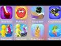 Satisfying Mobile Gameplay - Crash Master - Bob Runner 3D vs Cube Surfer & Going Balls vs Giant Rush