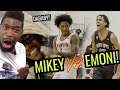 CRAZIEST GAME Of The Year! Mikey Williams vs Emoni Bates!!! w/ DABABY Watching!!