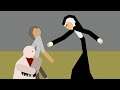 Evil Nun 2 Origins All Jumpscares and Game Over Scenes - Stickman Animation