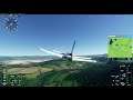 Microsoft Flight Simulator 2020 from MOST to Teplice