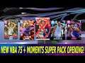 NEW NBA 75 MOMENTS SUPER PACK OPENING! Are these new MT purchasable Super Packs worth opening??
