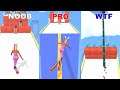 NOOB vs PRO vs HACKER vs GOD in High Heels!  - Perfect LEVEL in High Heels! - Gameplay Android, Ios
