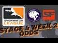 Overwatch League Odds - 2019, Stage 4, Week 2