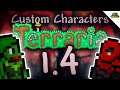 25 INCREDIBLE TERRARIA 1.4 CUSTOM CHARACTERS | VANITY SETS AND HOW TO MAKE THEM!
