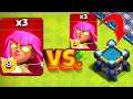 3 super archers vs. ALL tier 1 troops!! "Clash Of Clans" CC is meta?!?