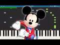 Hot Dog Song - Mickey Mouse Clubhouse - Piano Tutorial