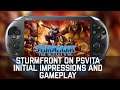 New game: Sturmfront on PSVita! Gameplay and first impressions!