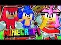 Sonic & Amy Play Minecraft - RAP BATTLE ft KNUCKLES!