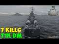 World of WarShips | Atlanta | 7 KILLS | 71K Damage - Replay Gameplay 1080p 60 fps