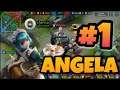 ANGELA #1 - GAMEPLAY MOBILE LEGENDS: BANG BANG RANK GAME