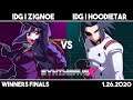 IDG | zignoe (Eltnum) vs IDG | Hoodietar (Akatsuki) | UNIST Winners Finals | Synthwave X #18