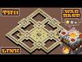 NEW TH11 WAR BASE + REPLAY PROOF | ANTI ZAP WITCHES / HYBRID + LINK | CLASH OF CLANS