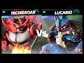 Super Smash Bros Ultimate Amiibo Fights – Request #19733 Incineroar vs Lucario