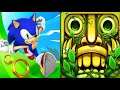 Temple Run Blazing Sands vs Sonic dash 2 - Android/ios Gameplay