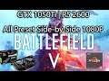 Battlefield V - GTX 1050Ti | R5 2600 | All Preset Side-by-Side 1080P