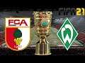 FIFA 21 | FC AUGSBURG vs. SV WERDER BREMEN | DFB POKAL VIERTELFINALE ◄FCA #28►