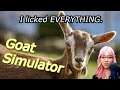 Goat Simulator Gameplay -  I Licked Everyone In Town - Funny Moments Speedrun