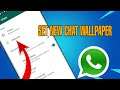 How To Set Wallpaper On WhatsApp Chat Home