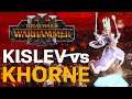 KISLEV VS KHORNE! Survival Battle Gameplay - Total War: Warhammer 3 - Assault on the Brass Citadel