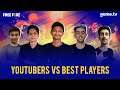 Youtubers vs Best Players S2 | Day 2 - Garena Free Fire #totalgaming #gyangaming