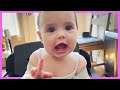 BABYLIRIOUS'S FIRST WORD Familylirious Vlog