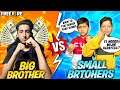 Big Brother Vs Small Brtohers😱 1 Vs 2 For 40000💎- Garena Free Fire