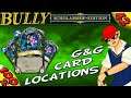 Bully SE :: ALL G&G CARD LOCATIONS [100% Walkthrough]