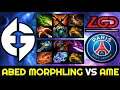 EG vs PSG.LGD Carry Battle — ABED Morphling vs AME Favourite Hero 7.30d Dota 2