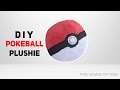 How to Make a Pokeball Plushie [Free Pattern]