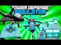 Pursuit Helicopter + Plane + Military Base Is OP In Tower Defense Simulator Roblox