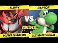 The Grind 116 Losers Quarters - Flippy (Incineroar) Vs. Raptor (Yoshi) Smash Ultimate - SSBU