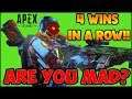 4 WINS IN A ROW! - Apex Legends