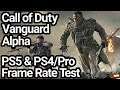 Call of Duty Vanguard PS5, PS4 Pro and PS4 Frame Rate Test (Alpha)