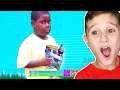 KID REACTS TO FUNNIEST FORTNITE MEMES (TRY NOT TO LAUGH CHALLENGE)