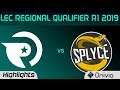 OG vs SPY Highlights Game 5 LEC 2019 Regional Qualifier R1 Origen vs Splyce LEC Highlights by Onivia