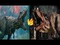 T-Rex vs Ceratosaurus Fight I Jurassic World Evolution