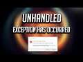 Unhandled Exception Has Occurred in Your Application. If You Click Continue The Application