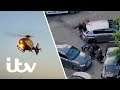 A Dangerous Motorway Car Chase Leaves a Police Officer Injured | 999: Britain From Above | ITV
