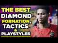 PES 2020 | BEST DIAMOND FORMATION TACTICS & PLAYER PLAYSTYLES