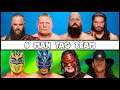 Sin Cara & Rey Mysterio & Undertaker & Kane vs. Roman Reigns & Big Show & Strowman & Brock Lesnar