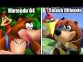Super Smash Bros Ultimate: Banjo Kazooie Moveset Origins & Comparison (Nintendo 64 VS Ultimate)