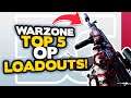 *TOP 5* Warzone most OVERPOWERED LOADOUT & CLASS SETUPS (Modern Warfare Warzone)