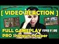 VIDEO REACTION FREE FIRE - ONE SHOOT ONE KILL KAR98 + SG