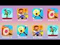 BOWMASTERS, Nerf Pranks, Stretch Guy, Sushi Roll 3D (iOs, Android) | Power of Gameplay