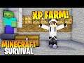 I MADE AN XP FARM! Minecraft Survival Episode #9