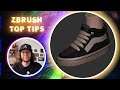 Making Cool Sneakers Using Extract ZRemesh and ZModeler - ZBrush Top Tips - Deryck Pelegrini